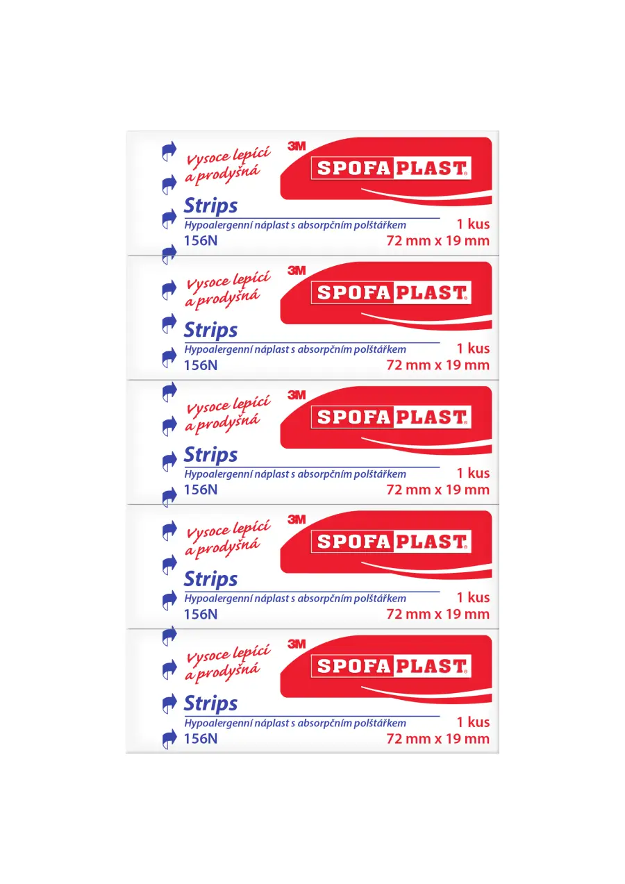 6039_3M SPOFAPLAST HYPOALERGENNI NAPLAST S ABSORPCNIM POLSTARKEM 156N